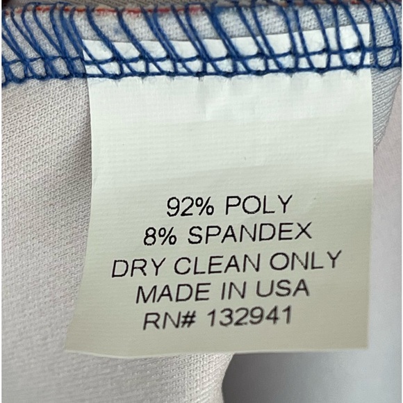 Amanda Uprichard Artsy Fit & Flare Scuba Dress Party Water Color Emily in Paris - Picture 5 of 6